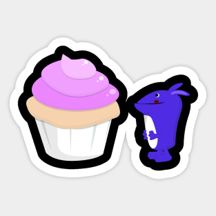 Cupcake of Awesome Sticker